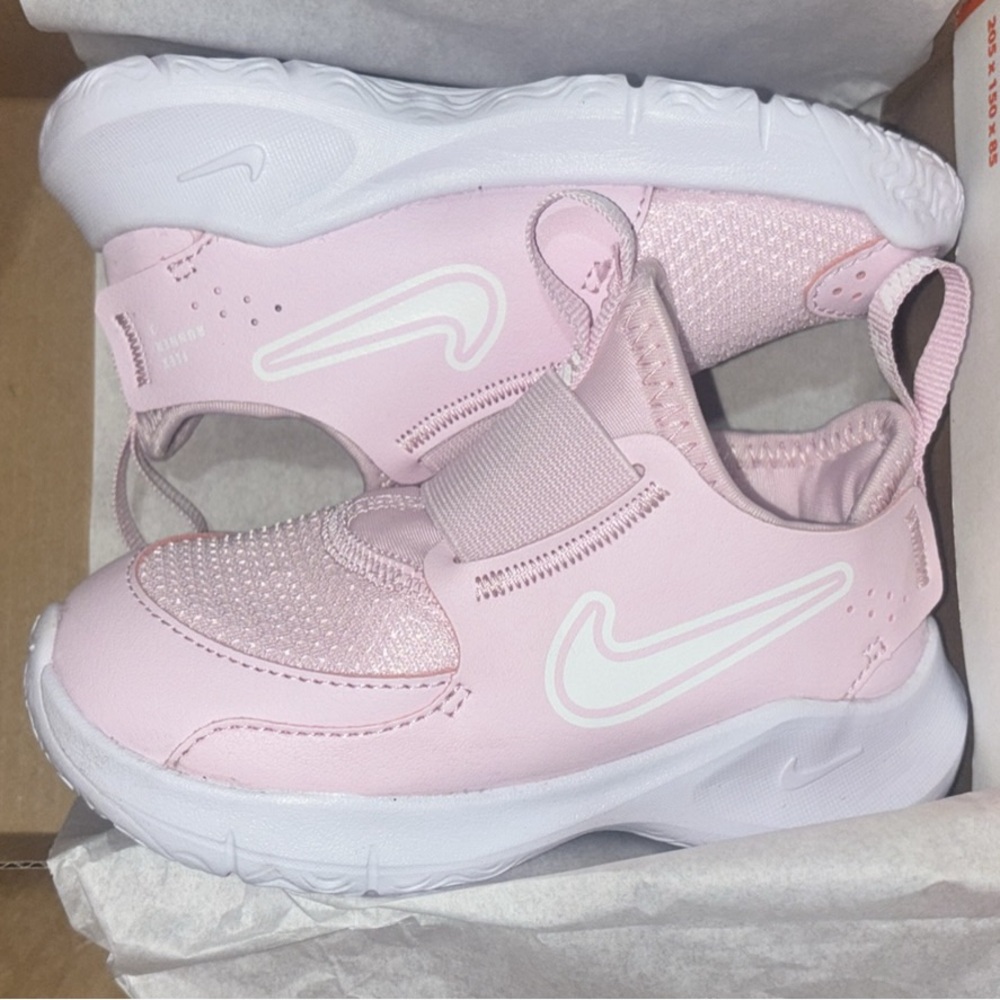 Nike Kids Light Pink and White Sneakers